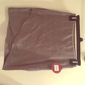 Grey high waisted mini skirt